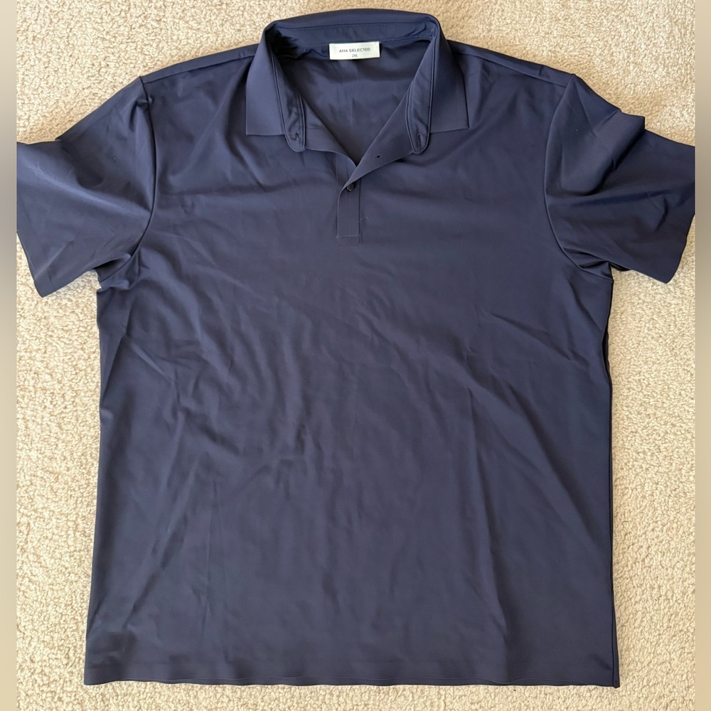 Men's Aha Selected Navy Dri Fit Polo Shirt